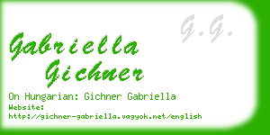 gabriella gichner business card